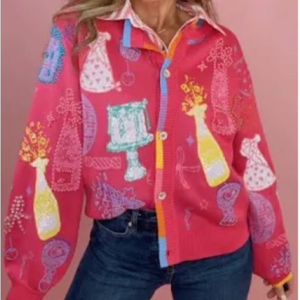 Queen of Sparkles Birthday Icon Sweater